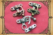 Hakenschliesse Altmessing