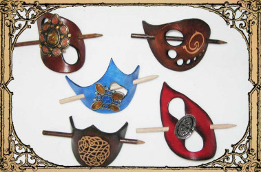 Haarschmuck mit Stab