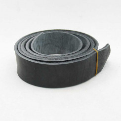 Blanklederriemen 38mm breit Schwarz | 1,0m