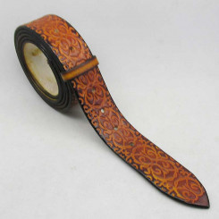 Wechselgürtel 4 cm "Taifun" Gelbbraun 