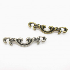 Große Zierniete "Floral-Rahmen1" 