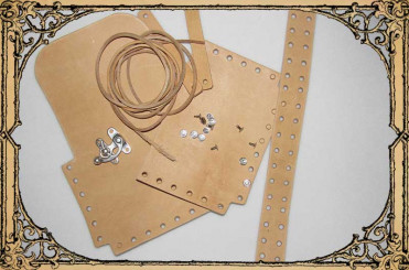 Bausatz Gürteltasche Tina, klein Natur