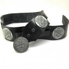 Gürtel "Celtic Dogs", Schwarz 