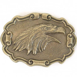 Buckle "Adlerkopf" Altmessing