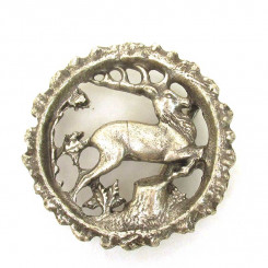 Buckle "Hirsch" Altnickel