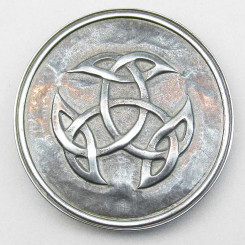 Buckle "Keltischer Knoten Triskel" Altnickel