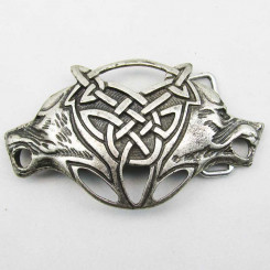 Buckle "Keltische Wölfe" 