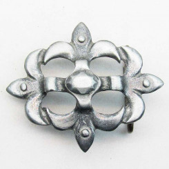 Buckle "Lilienkreuz" Altnickel