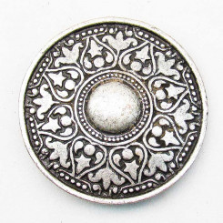 Buckle "Lilienring" Altsilber