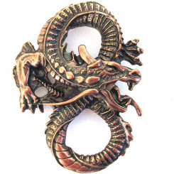 Zierniete "Drachen-Acht" Altkupfer
