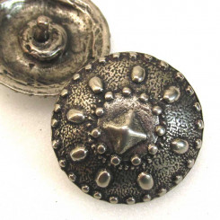 Zierniete "Schild" Altnickel