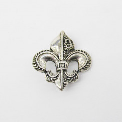 Zierniete "Fleur de Lys" S Altnickel