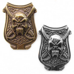 Zierniete "Piratenschild" 