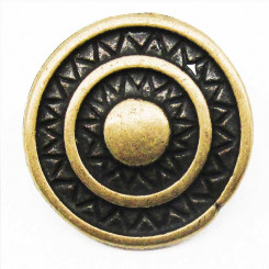 Zierniete "Ringe v. Atlantis" Altmessing