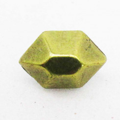 Zierniete "Hexagon" Altmessing