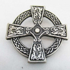 Zierniete "Celtic Cross" Altnickel