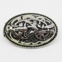 Zierniete "Midgard Oval" Altnickel