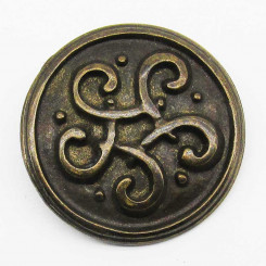 Zierniete "Celtic Wave", groß Altmessing