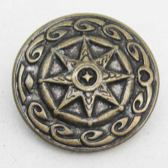 Zierniete "Berlingr" Altmessing