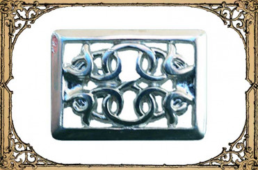 Zierniete "Celtic Rectangle" Silberoptik