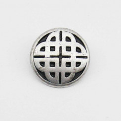 Zierniete "Keltischer Knoten klein" Altnickel
