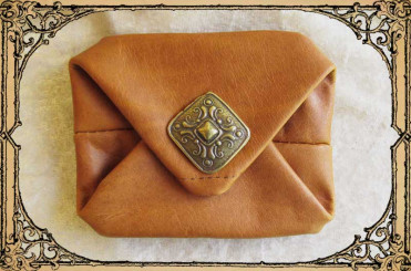 Faltgeldbörse Ornament Square, groß Whisky