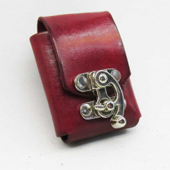 Feuerzeugtasche, Rot 