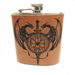 Flachmann Drachenschild, hellbraun 