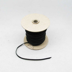 Flechtband Känguru, reißfest schwarz