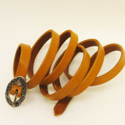 Gewandgürtel Oval, cognac 