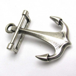 Buckle "Anker" Silberglanz 