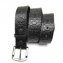 Wechselgürtel 4 cm "Taifun" schwarz 