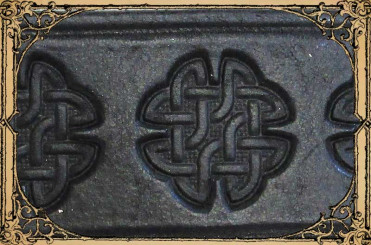 Wechselgürtel 4cm CelticKnot1, Schwarz 