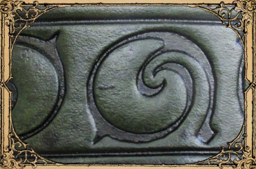 Wechselgürtel 4cm Spirale, Dunkelgruen 