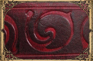 Wechselgürtel 4cm Spirale, Weinrot 