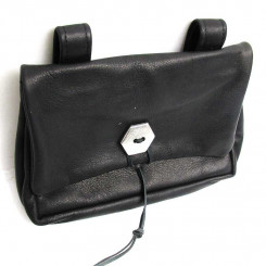 Tasche "Steff" Schwarz mit Wabenknopf 