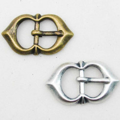 Schnalle SpäMi Altmessing