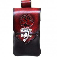 Smartphonehülle Baum dunkelrot 