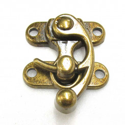 Hakenschliesse, miitel Altmessing