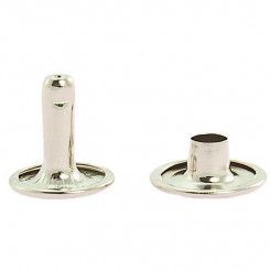 1000 Stk Hohlnieten 10x10 Nickel 