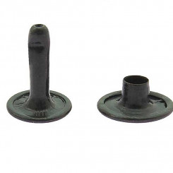 1000 Stk. Hohlnieten 10x13 Schwarz 