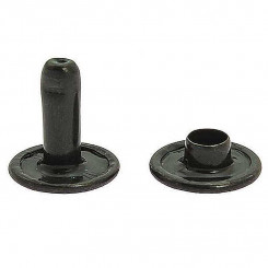 1000 Stk. Hohlnieten 12x11 Nickel 