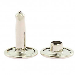 Hohlnieten 13x15 Nickel 