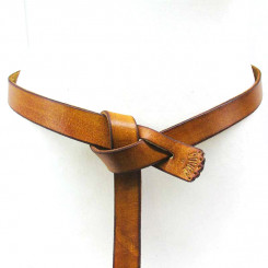 Gewandungsgürtel 2,5cm, gelbbraun 