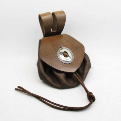 Landhausbeutel Braun/Braun Nickel