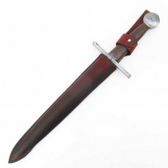 Dolchscheide für Langdolch (Wyvern), weinrot 