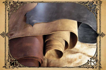 Fettleder, 2mm Braun