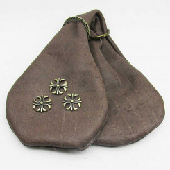 Geldkatze "Lilienkreuz", Braun 