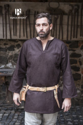 Wolltunika Lodin, Braun 