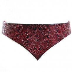 Miedergürtel Rose, Rot 